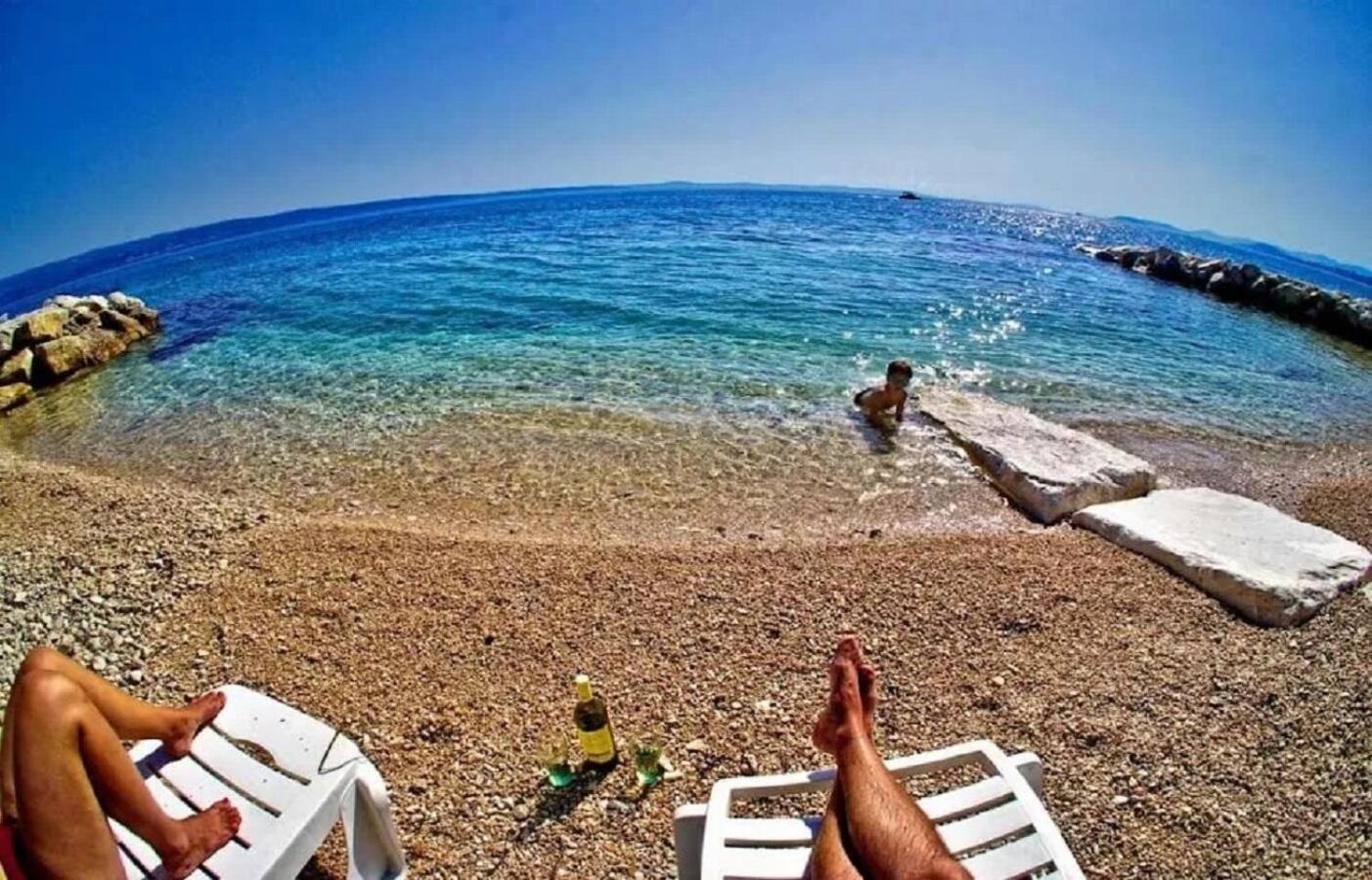 Apartment Knez 1 - 50 M From Beach Podstrana Luaran gambar